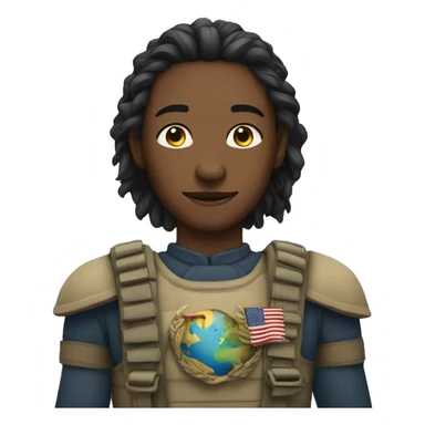 The earth belongs to the brave sticker