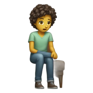 regret, sad, sticker