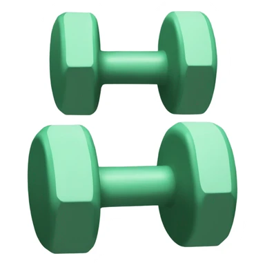Sage green 5 lb weights sticker