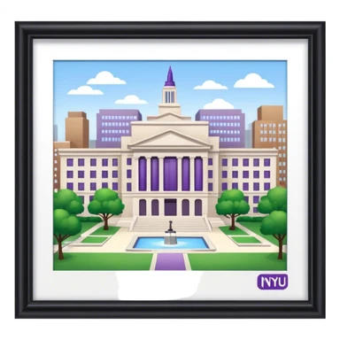NYU sticker