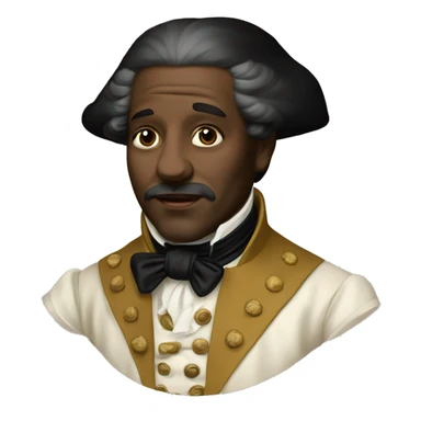 photorealistic aristocrat XVIII century sticker