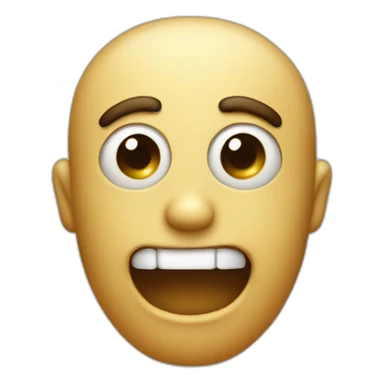 A classic-style emoji that pretends to be dead. He has crosses instead of eyes, his mouth is slightly open and his tongue is hanging out sideways sticker
