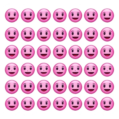 pink emojis sticker