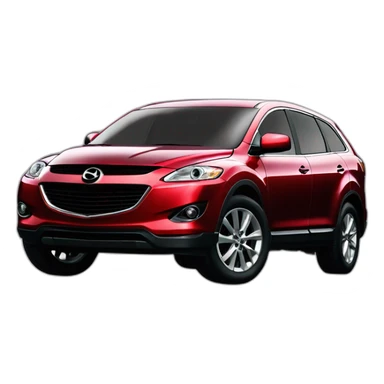 Mazda-CX9-2008-red sticker