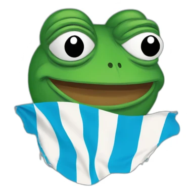 pepe-the-frog-with-argentina-flag sticker