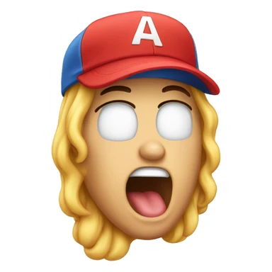 Sleeping cap yawning emoji sticker