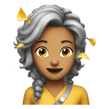 Jet new year 2025 party sticker