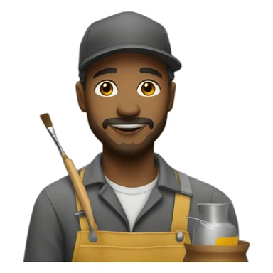 Artist painter sticker