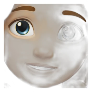 Baby girl smile  sticker