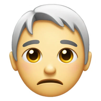 thread with sad eyes and tears sticker