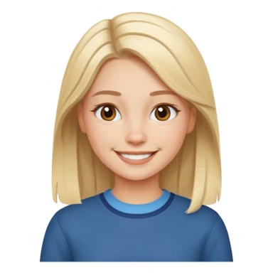 scandinavian girl with modern scandinavian clothes sticker