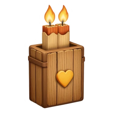 matches in matchbox sticker