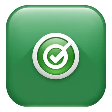 Instagram green verified tick  sticker