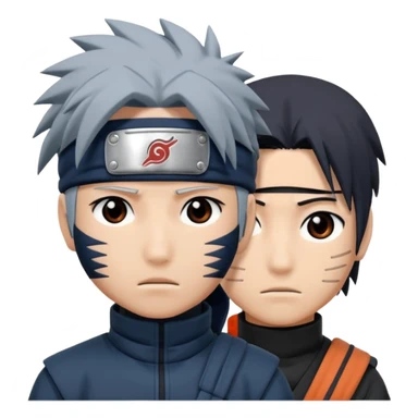 Какаши и Итачи sticker
