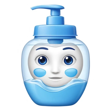 Um pote de hidratante com o nome garnier sticker