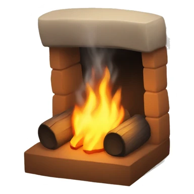 cozy warm fire sticker