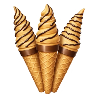 Add chocolate drizzle on top of the crispy golden churros, put then on a cone pakage sticker