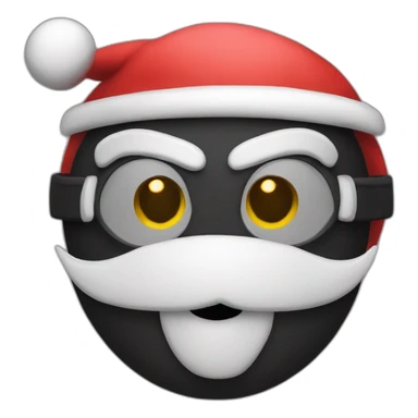 gimp-santa sticker