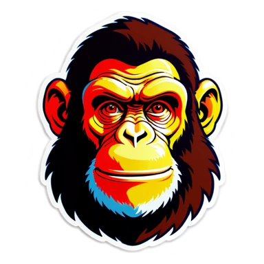 Bored ape nft sticker