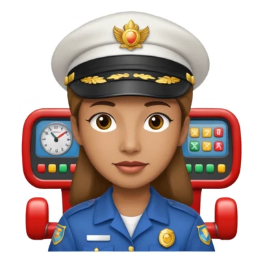 Fairground Staff Ride Operator at Controls sticker