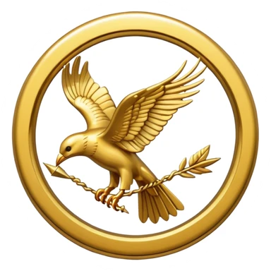 Mockingjay Pin sticker