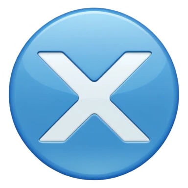 Blue circle Verification tick sticker