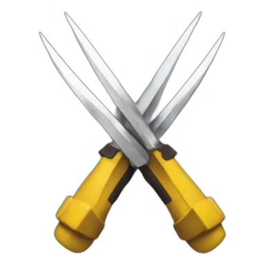 wolverine claws sticker