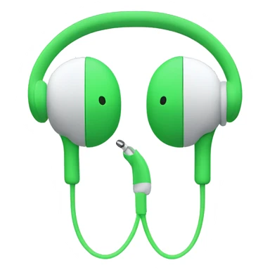 earpods max green   sticker
