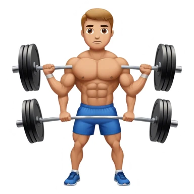 barbell shrugs sticker