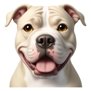 American bully with Alice cream  sticker