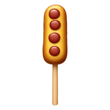 Corn dog sticker