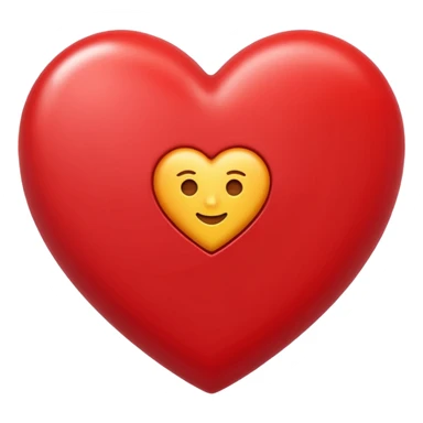 red heart with PAX text in the center, emoji style sticker