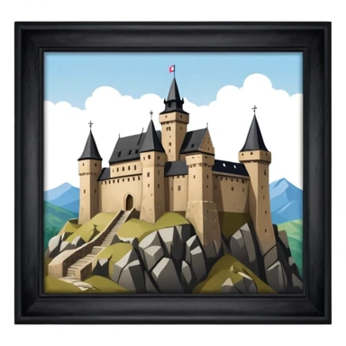 Slovakia Medieval Castle sticker