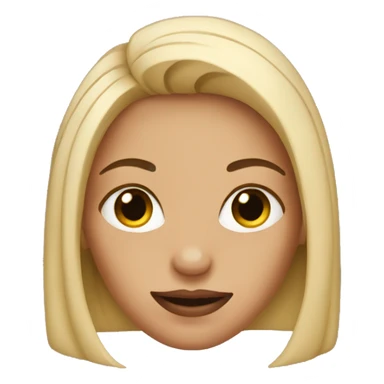 Woman with nails sticker