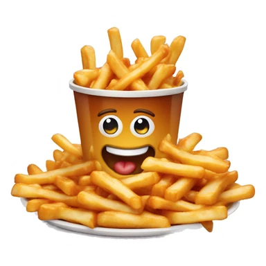 Poutine who eat poutine sticker