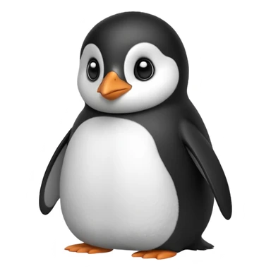 loving penguin  sticker