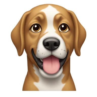 Perro con capa sticker