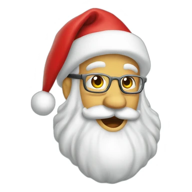 Santa Claus visit sticker