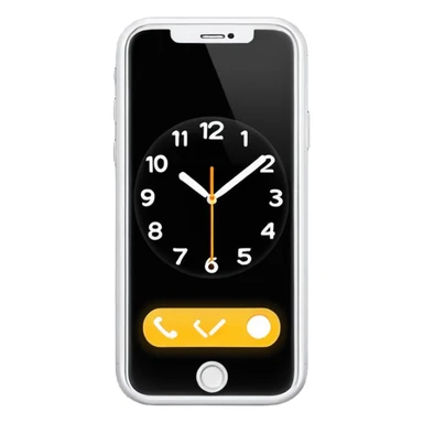 Phone with a clock (showing time passing)



 sticker