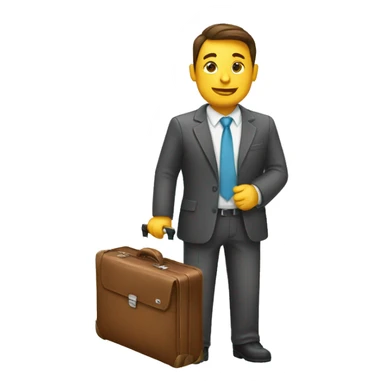 business suitcase sticker