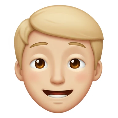 sad but laughing face sticker