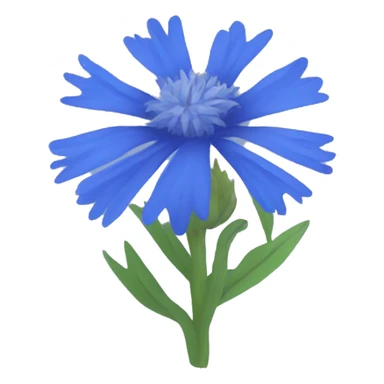 Cornflower in discord emoji style  sticker
