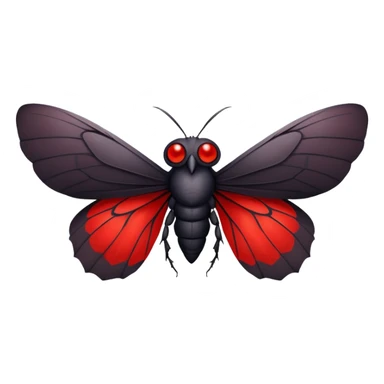 mothman bird moth sticker