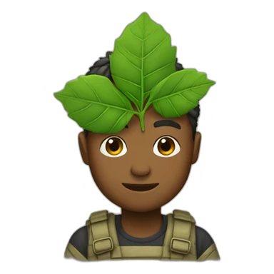 buzon con una hoja con % sticker