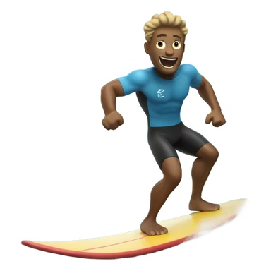 Ocean surfing  sticker