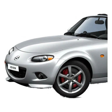 mazda mx5 with popup lights sticker