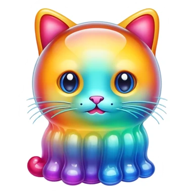 jelly cat sticker