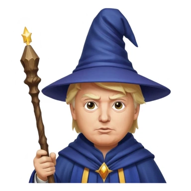 wizard donald trump sticker