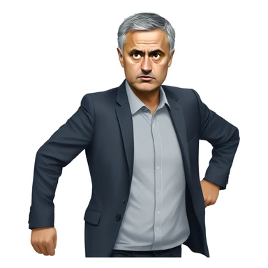 jose mourinho  showing you are done sticker
