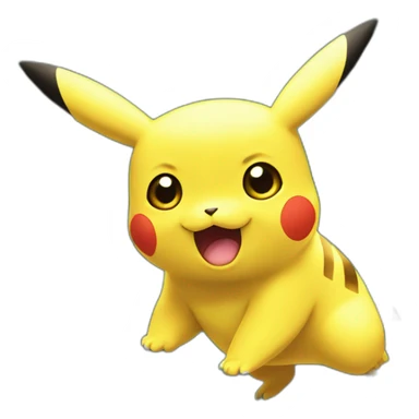 pikachu goes to the jungle sticker
